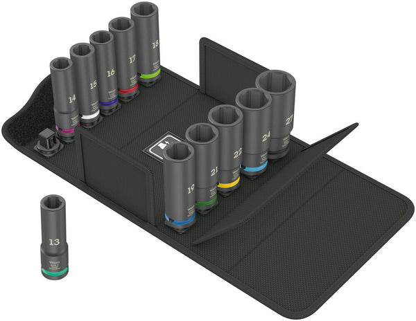 Wera 05004841001 8790 C Impaktor Deep Set 1, 11 pieces