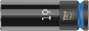 Wera 05004591001 8790 C Wheel Impaktor Socket with 1/2" drive, 19 x 85 x 30 mm