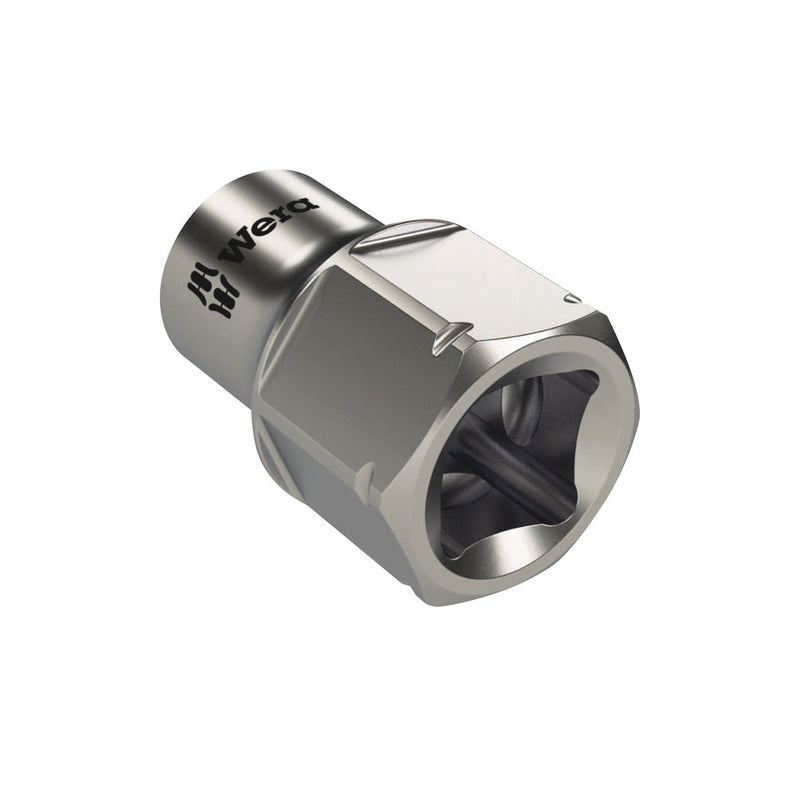 Wera 05003670001 8790 FA Zyklop socket with 1/4" and Hexagon 11 drive, 7 mm