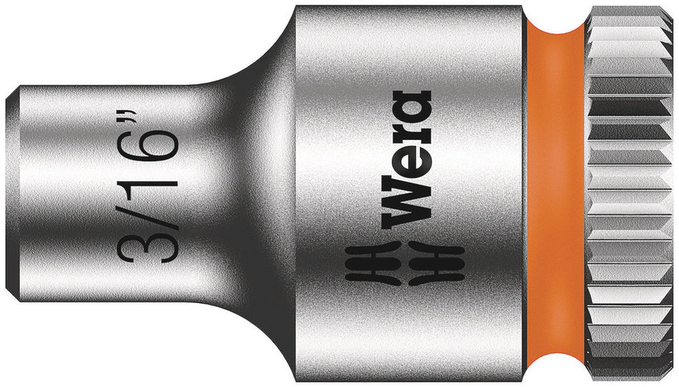 Wera 05003514001 8790 HMA Zyklop 1/4" socket, 3/16" x 23 mm