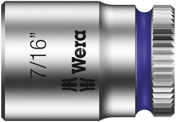 Wera 05003521001 8790 HMA Zyklop 1/4" socket, 7/16" x 23 mm