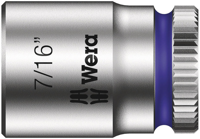 Wera 05003521001 8790 HMA Zyklop 1/4" socket, 7/16" x 23 mm