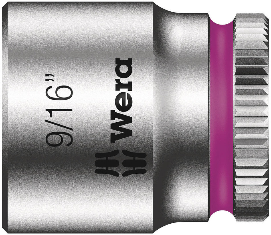 Wera 05003523001 8790 HMA Zyklop 1/4" socket, 9/16" x 23 mm
