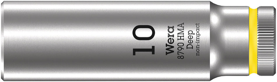 Wera 05004507001 8790 HMA Deep 1/4" socket, 10 x 50 mm
