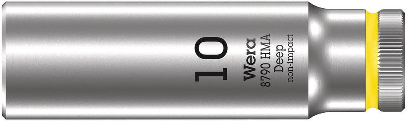 Wera 05004507001 8790 HMA Deep 1/4" socket, 10 x 50 mm