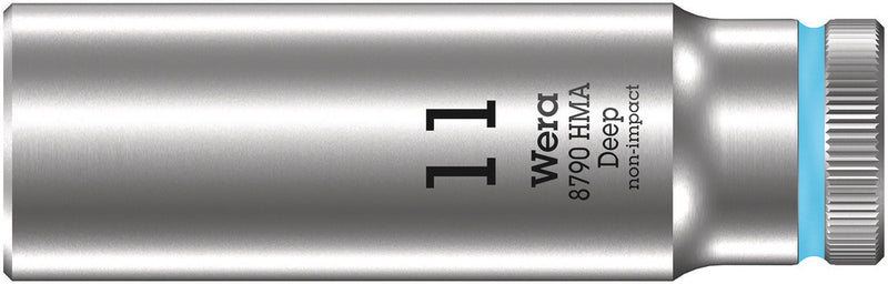 Wera 05004508001 8790 HMA Deep 1/4" socket, 11 x 50 mm