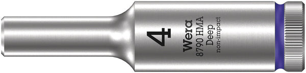 Wera 05004500001 8790 HMA Deep 1/4" socket, 4 x 50 mm