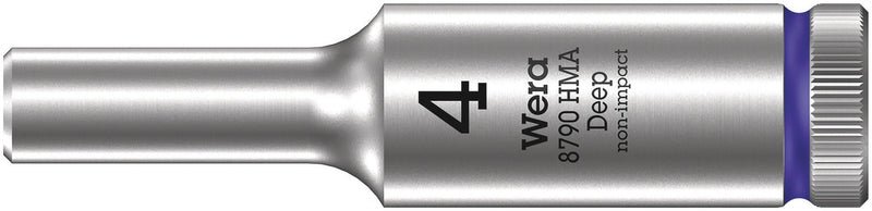 Wera 05004500001 8790 HMA Deep 1/4" socket, 4 x 50 mm