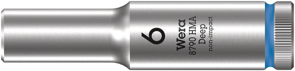 Wera 05004503001 8790 HMA Deep 1/4" socket, 6 x 50 mm