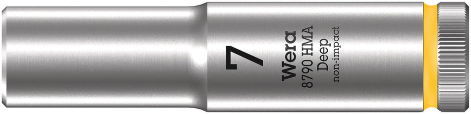 Wera 05004504001 8790 HMA Deep 1/4" socket, 7 x 50 mm