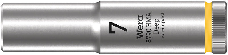 Wera 05004504001 8790 HMA Deep 1/4" socket, 7 x 50 mm
