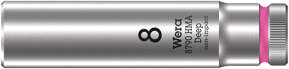 Wera 05004505001 8790 HMA Deep 1/4" socket, 8 x 50 mm