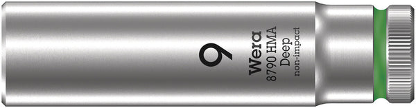 Wera 05004506001 8790 HMA Deep 1/4" socket, 9 x 50 mm