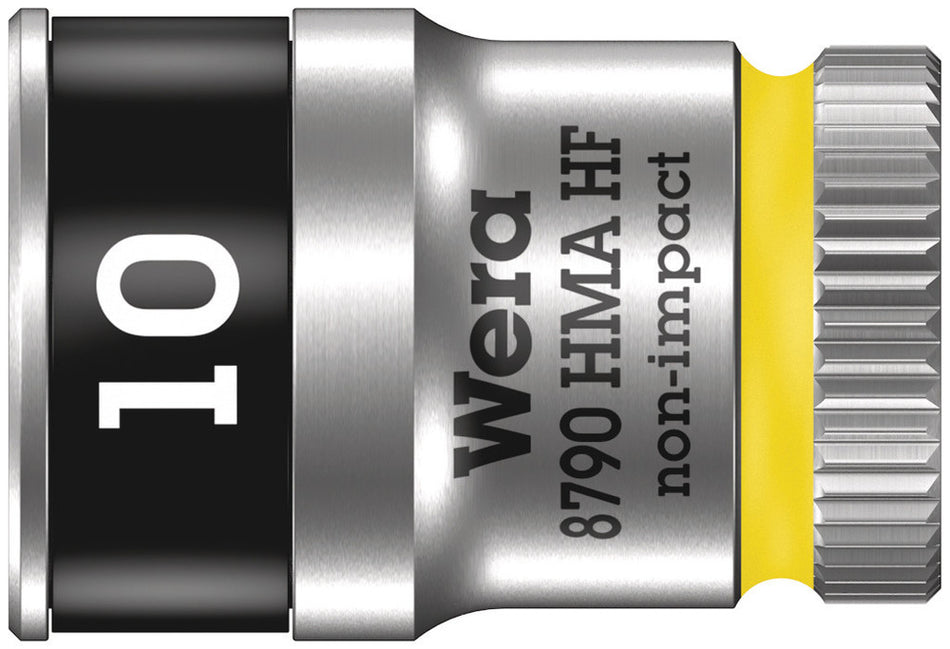 Wera 05003725001 8790 HMA HF Zyklop socket with 1/4" drive with holding function, 10 x 23 mm