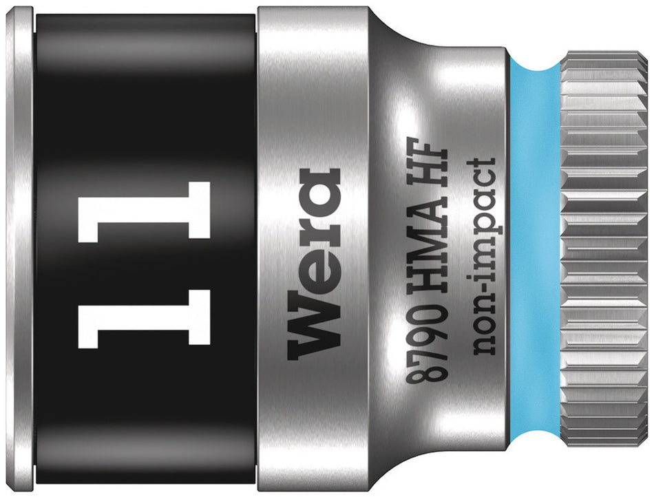 Wera 05003726001 8790 HMA HF Zyklop socket with 1/4" drive with holding function, 11 x 23 mm