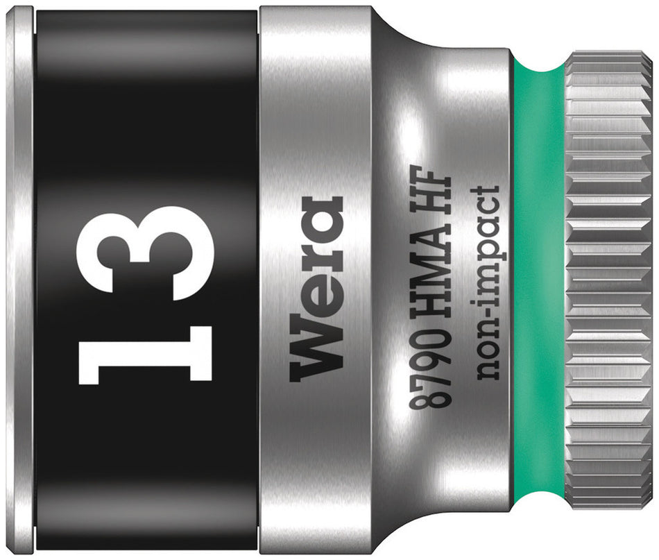 Wera 05003728001 8790 HMA HF Zyklop socket with 1/4" drive with holding function, 13 x 23 mm