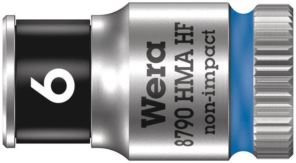 Wera 05003721001 8790 HMA HF Zyklop socket with 1/4" drive with holding function, 6 x 23 mm