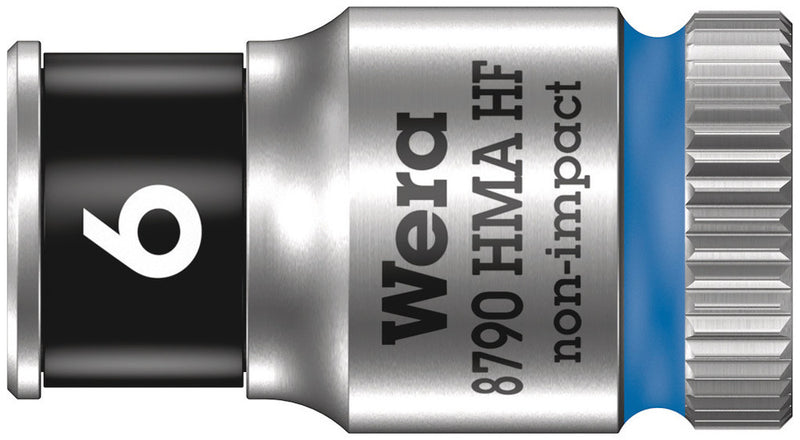 Wera 05003721001 8790 HMA HF Zyklop socket with 1/4" drive with holding function, 6 x 23 mm