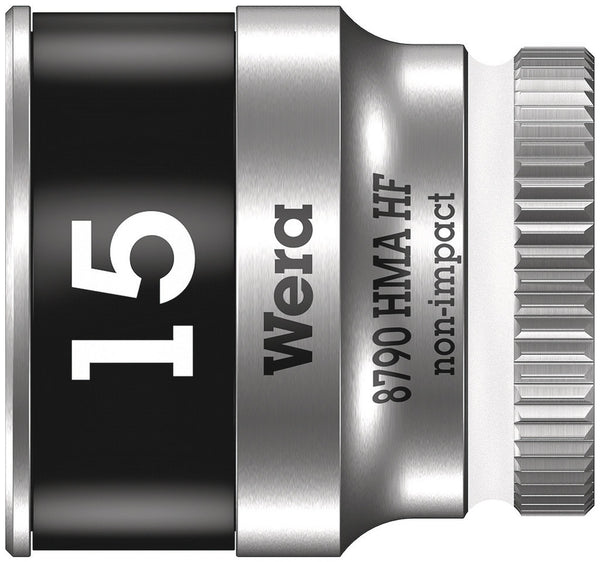 Wera 05003010001 8790 HMA HF Zyklop socket with 1/4" drive with holding function, 15 x 23 mm