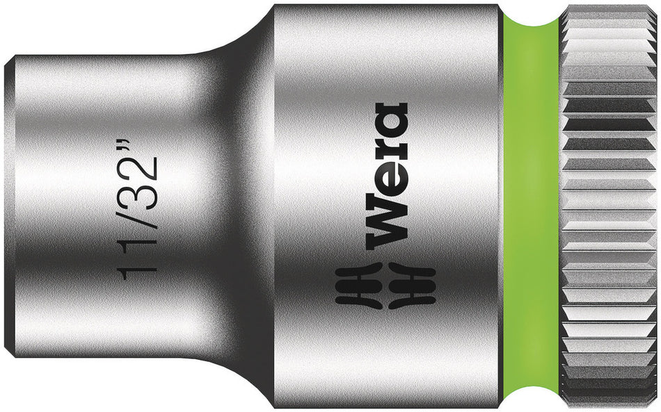 Wera 05003571001 8790 HMB Zyklop 3/8" socket, 11/32" x 29 mm