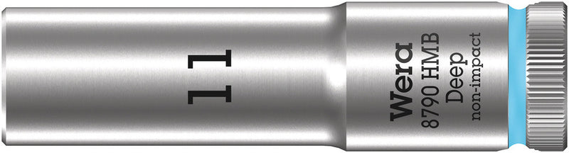 Wera 05004533001 8790 HMB Deep 3/8" socket, 11 x 64 mm