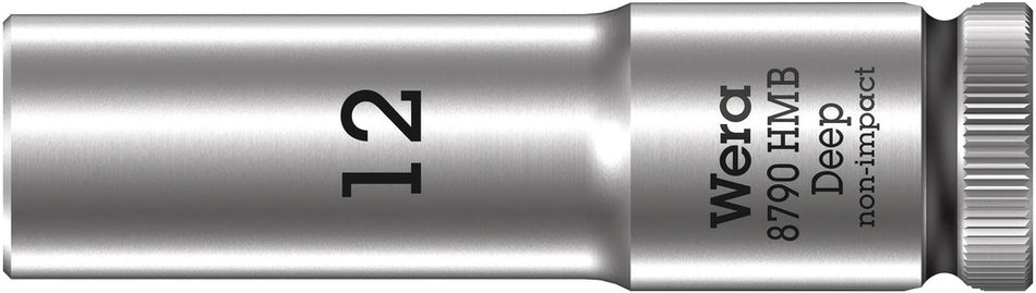 Wera 05004534001 8790 HMB Deep 3/8" socket, 12 x 64 mm
