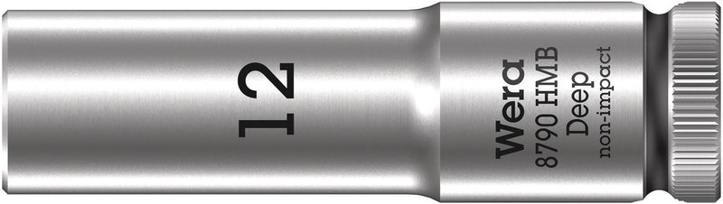 Wera 05004534001 8790 HMB Deep 3/8" socket, 12 x 64 mm