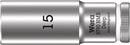 Wera 05004537001 8790 HMB Deep 3/8" socket, 15 x 64 mm