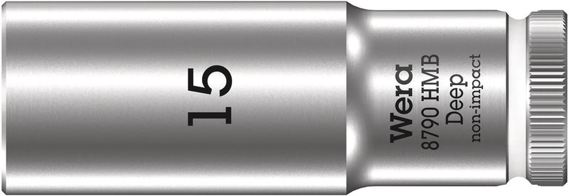Wera 05004537001 8790 HMB Deep 3/8" socket, 15 x 64 mm