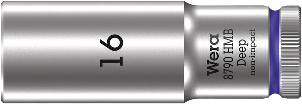 Wera 05004538001 8790 HMB Deep 3/8" socket, 16 x 64 mm