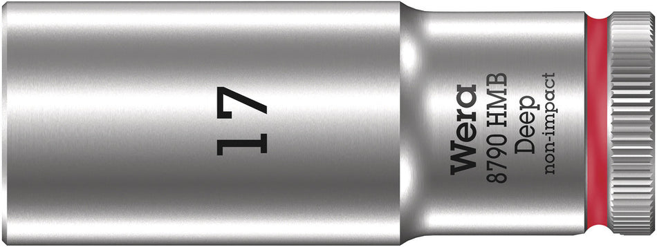 Wera 05004539001 8790 HMB Deep 3/8" socket, 17 x 64 mm