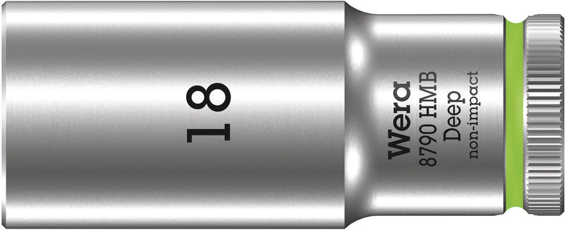 Wera 05004540001 8790 HMB Deep 3/8" socket, 18 x 64 mm