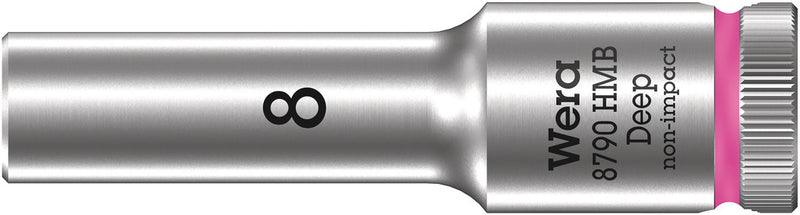 Wera 05004530001 8790 HMB Deep 3/8" socket, 8 x 64 mm