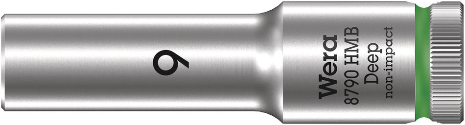 Wera 05004531001 8790 HMB Deep 3/8" socket, 9 x 64 mm