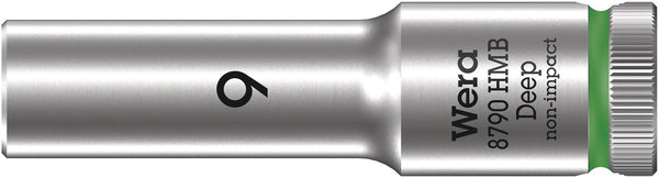 Wera 05004531001 8790 HMB Deep 3/8" socket, 9 x 64 mm