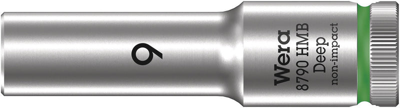 Wera 05004531001 8790 HMB Deep 3/8" socket, 9 x 64 mm