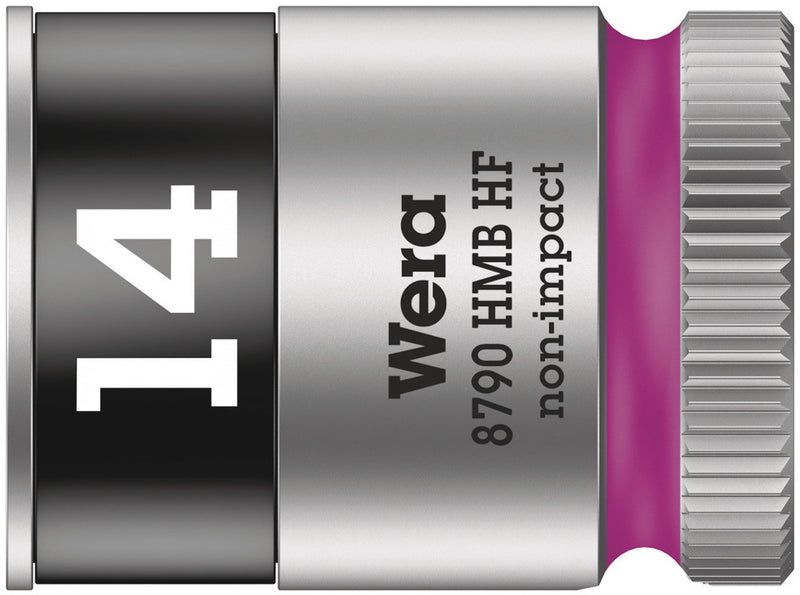 Wera 05003748001 8790 HMB HF Zyklop socket with 3/8" drive with holding function, 14 x 29 mm