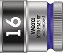 Wera 05003750001 8790 HMB HF Zyklop socket with 3/8" drive with holding function, 16 x 29 mm