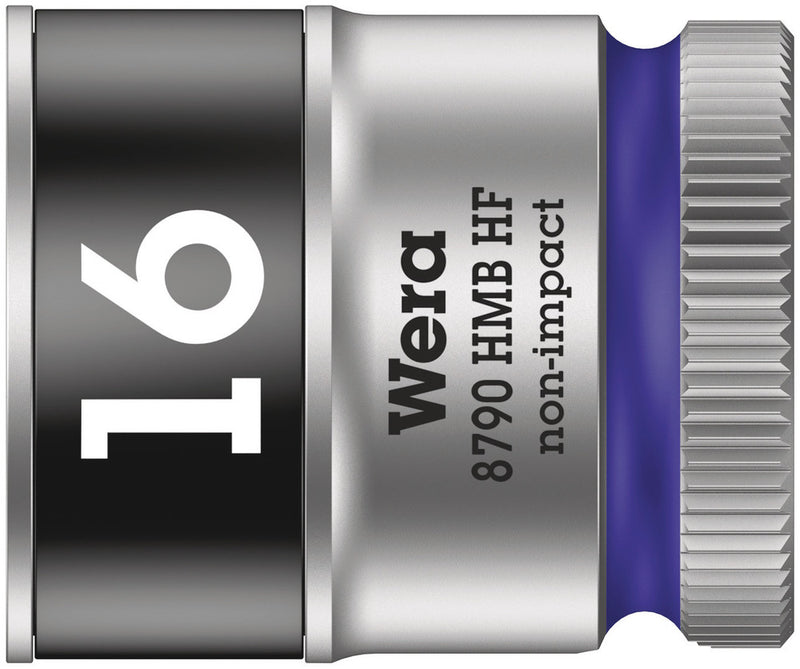 Wera 05003750001 8790 HMB HF Zyklop socket with 3/8" drive with holding function, 16 x 29 mm