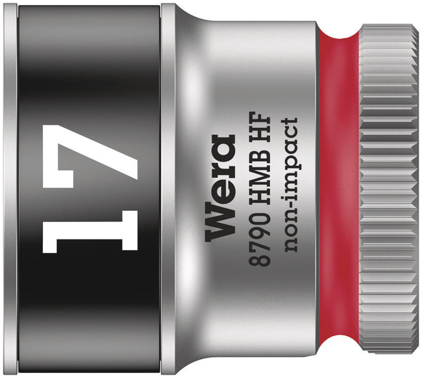 Wera 05003751001 8790 HMB HF Zyklop socket with 3/8" drive with holding function, 17 x 29 mm