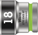 Wera 05003752001 8790 HMB HF Zyklop socket with 3/8" drive with holding function, 18 x 29 mm