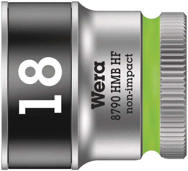 Wera 05003752001 8790 HMB HF Zyklop socket with 3/8" drive with holding function, 18 x 29 mm