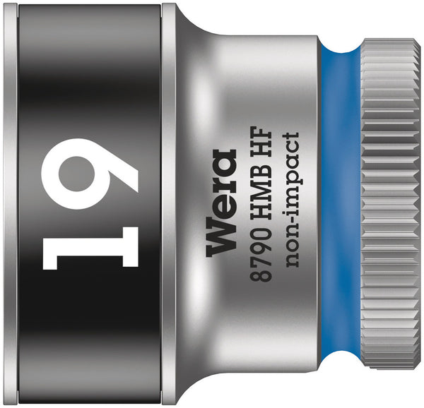 Wera 05003753001 8790 HMB HF Zyklop socket with 3/8" drive with holding function, 19 x 29 mm