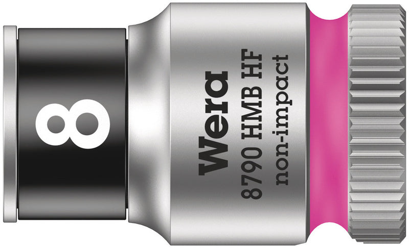 Wera 05003742001 8790 HMB HF Zyklop socket with 3/8" drive with holding function, 8 x 29 mm