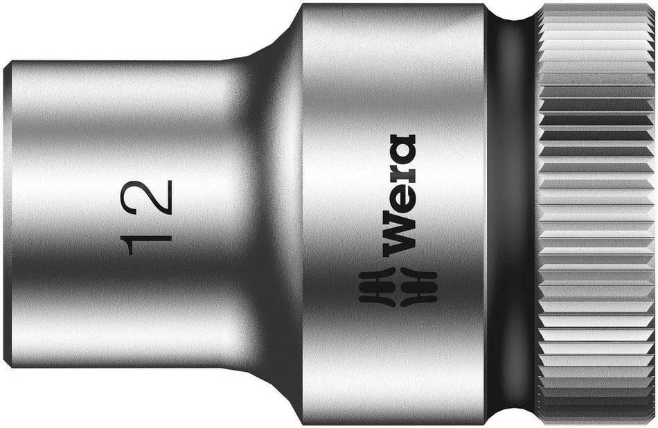 Wera 05003603001 8790 HMC Zyklop socket with 1/2" drive, 12 x 37 mm