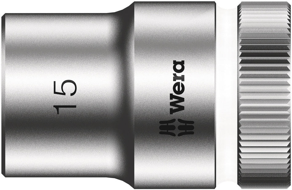 Wera 05003606001 8790 HMC Zyklop socket with 1/2" drive, 15 x 37 mm