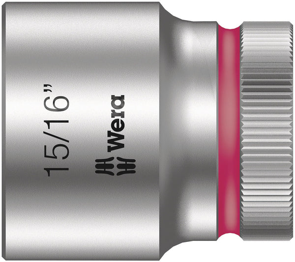Wera 05003629001 8790 HMC Zyklop socket with 1/2" drive, 15/16" x 37 mm