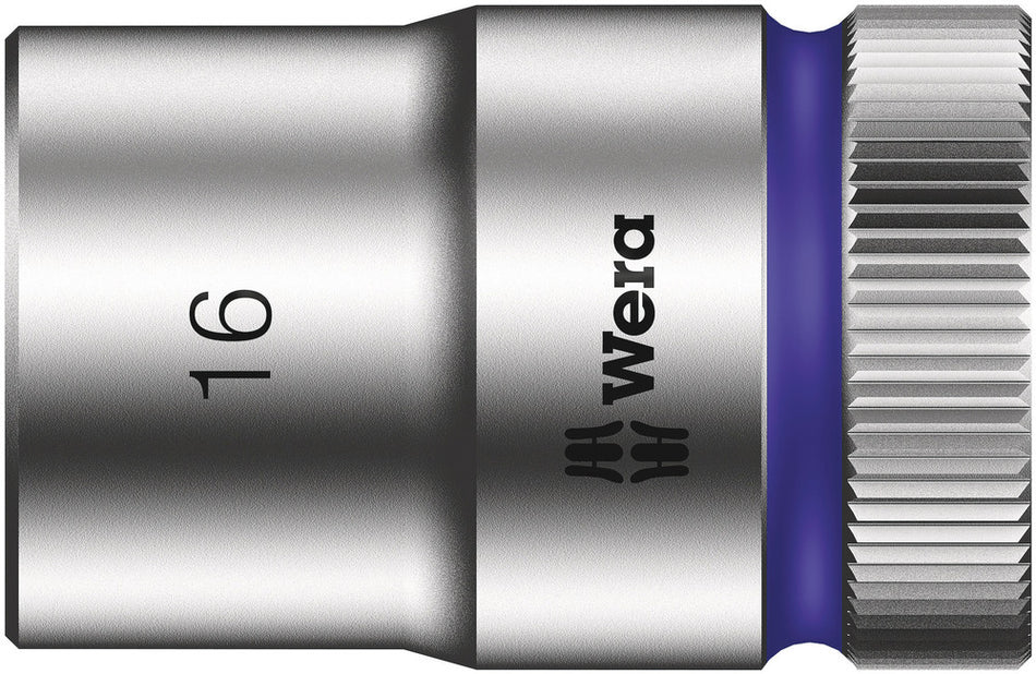 Wera 05003607001 8790 HMC Zyklop socket with 1/2" drive, 16 x 37 mm