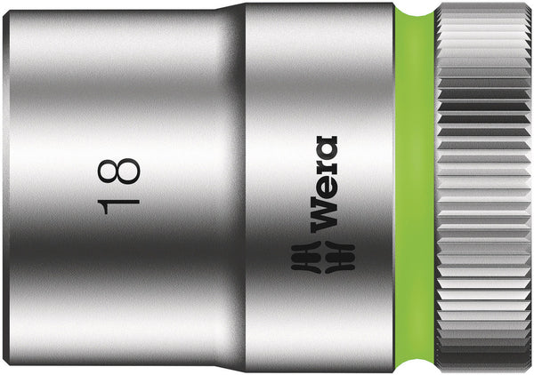 Wera 05003609001 8790 HMC Zyklop socket with 1/2" drive, 18 x 37 mm