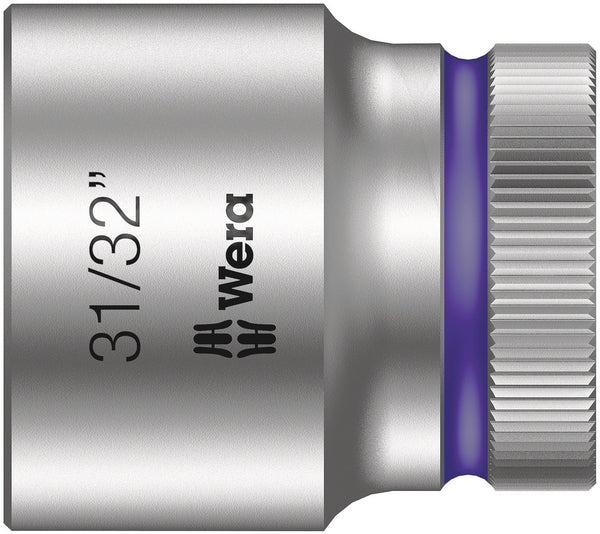 Wera 05003630001 8790 HMC Zyklop socket with 1/2" drive, 31/32" x 37 mm